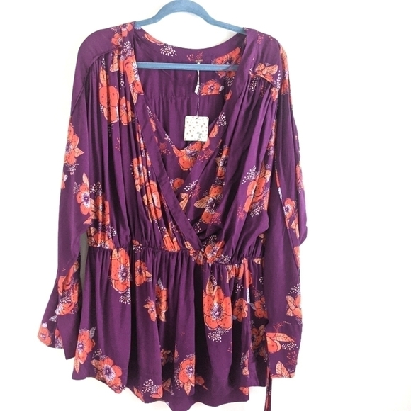 NWT free people tuscan dreams plum L - Picture 5 of 17